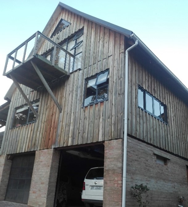 Figure 21: Post and beam structure after construction